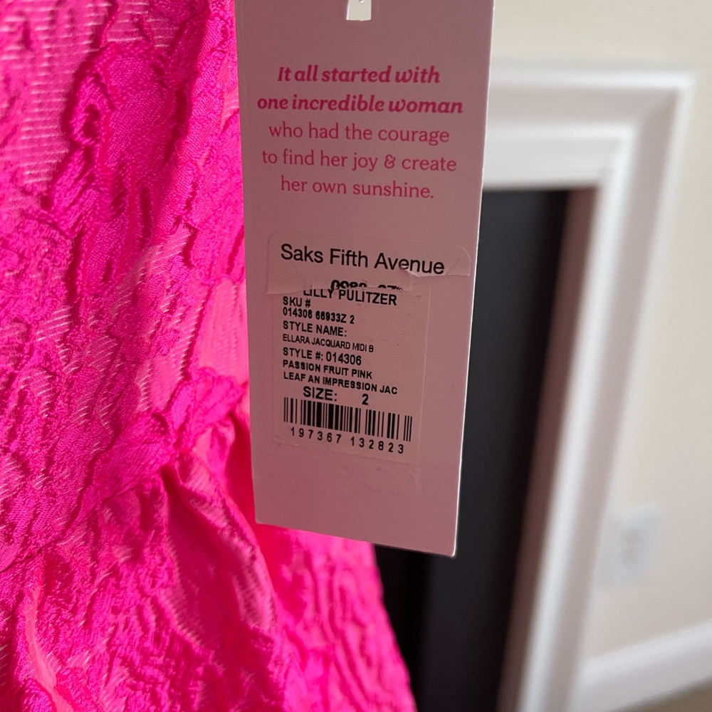 NWT Lilly Pulitzer Ellara Jacquard Midi-Dress - Picture 13 of 14